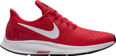 nike women's running shoe red and black