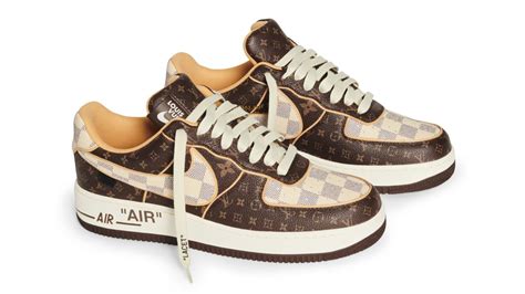 nike x louis vuitton air force 1 low sneakers