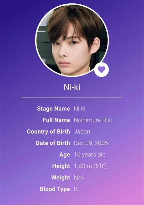 niki enhypen age and birthday