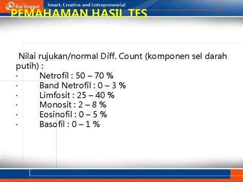 nilai normal diff count