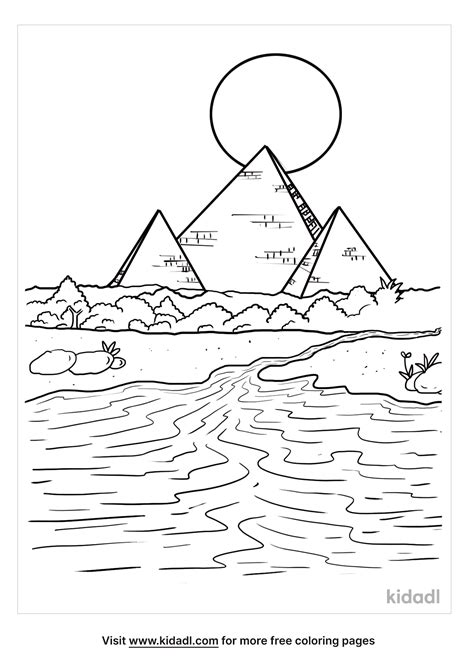 nile river coloring page
