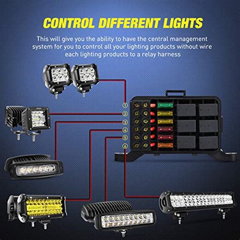 nilight 6 gang switch panel