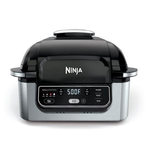 Ninja® Foodi 4in1 Indoor Grill with 4Quart Air Fryer with Roast