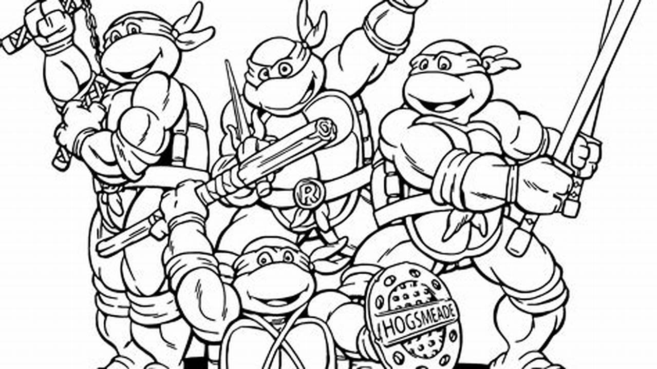 Ninja Turtle Coloring