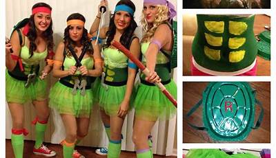 Ninja Turtle Group Halloween Costumes