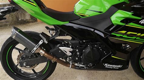 ninja 400 akrapovic full exhaust