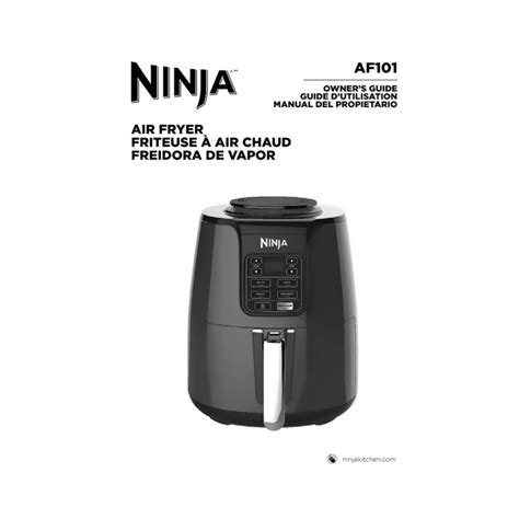 ninja af101 air fryer user manual