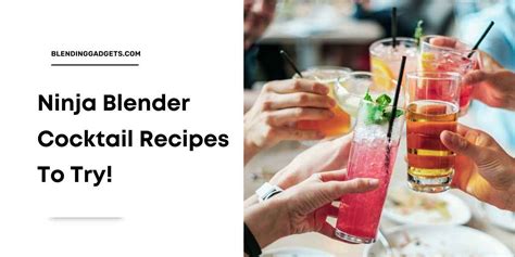 Ninja Blender Vodka Drinks