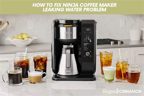 ninja coffee maker basket leaking