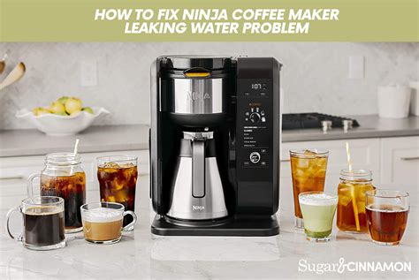 ninja coffee maker leaking water