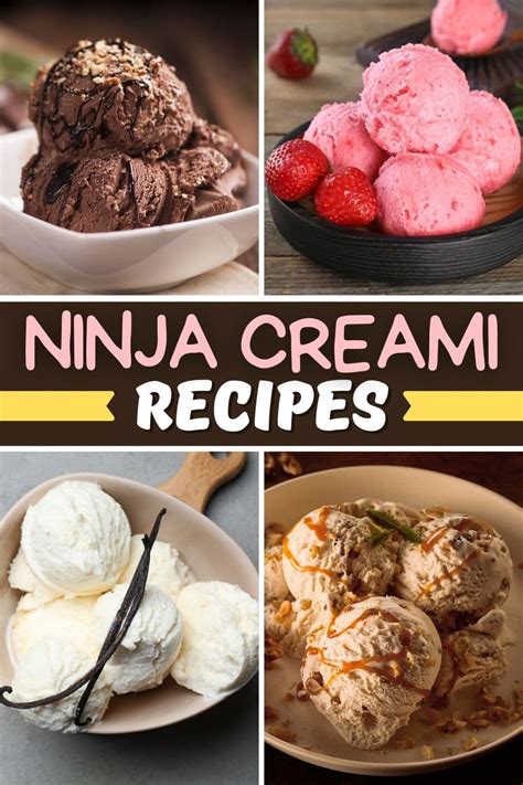 ninja creami deluxe ice cream recipes