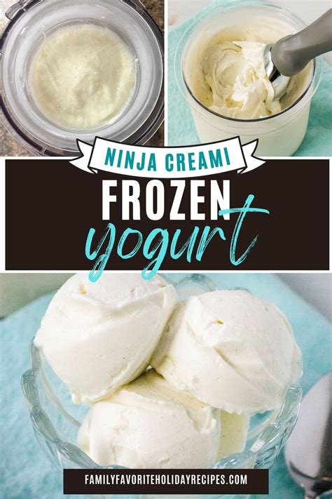 ninja creami frozen yogurt