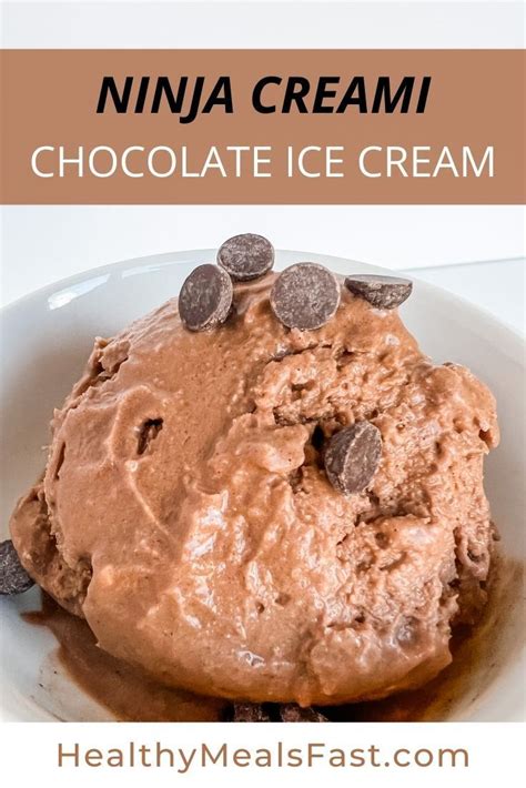 ninja creami keto chocolate ice cream