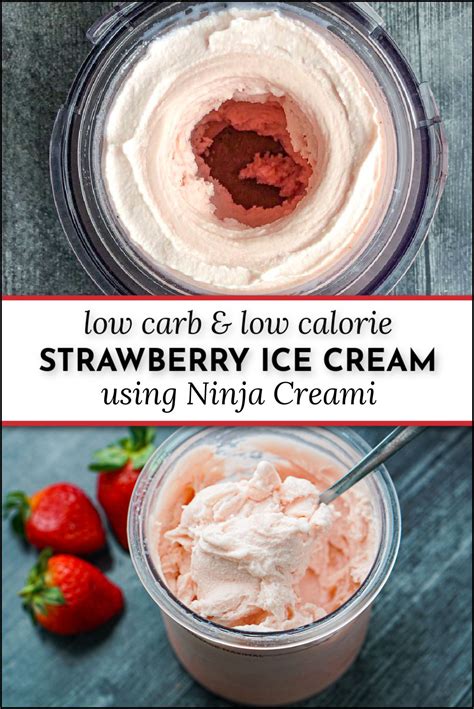 ninja creami low carb ice cream
