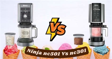 ninja creami nc301 vs nc501