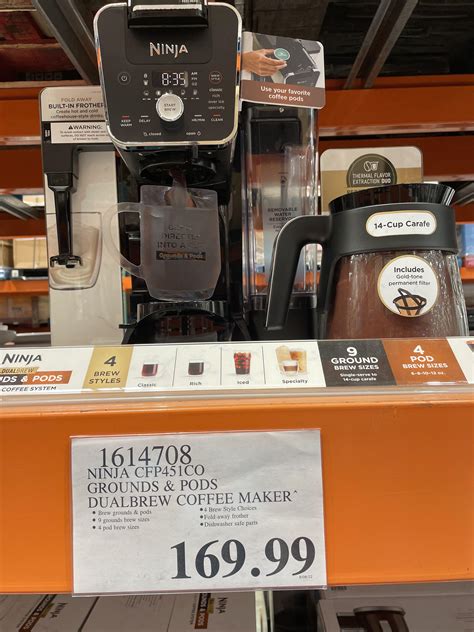 ninja dual brew coffee maker costco