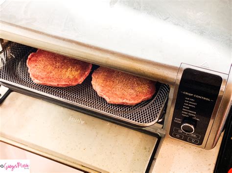 ninja foodi air fry oven burgers