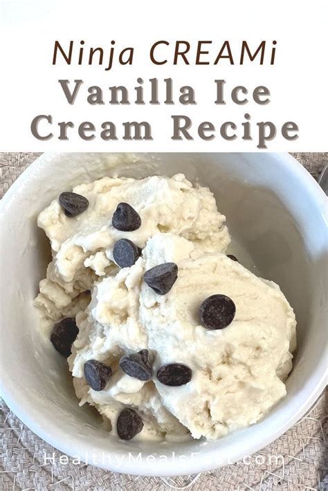 ninja ice cream recipe vanilla