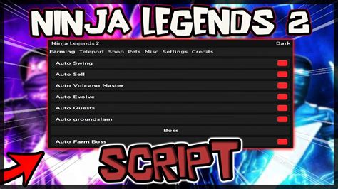 ninja legends script 2022
