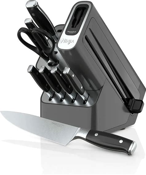 ninja self sharpening knife block