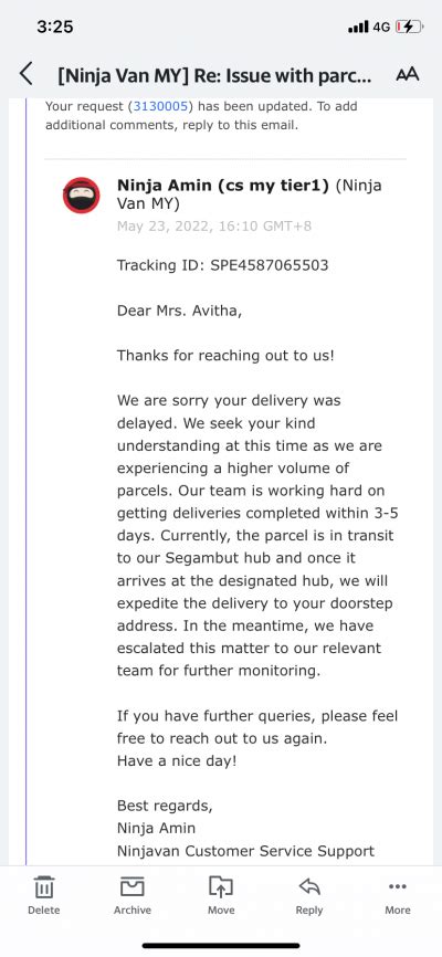 Ninja Support Email