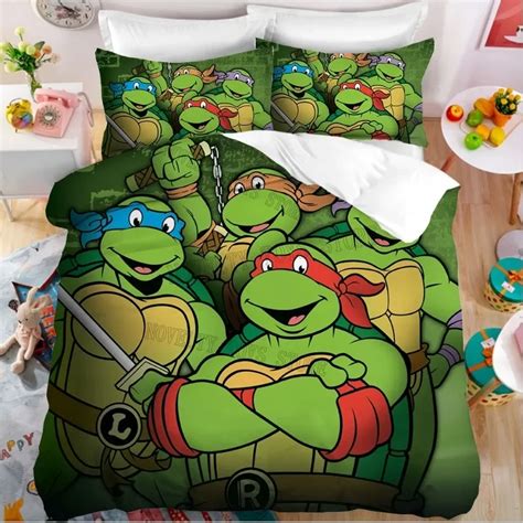 Ninja Turtle Bed Sheets Queen Size