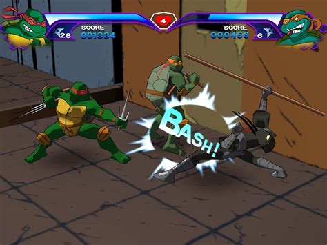 ninja turtle fighting game