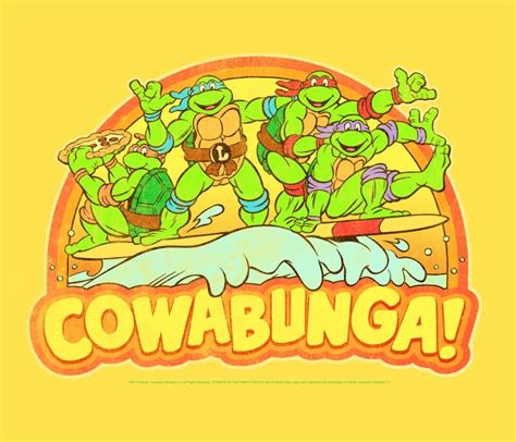 ninja turtle saying cowabunga