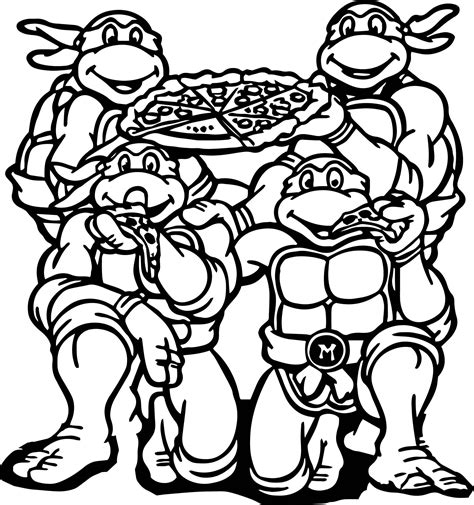 ninja turtles coloring book