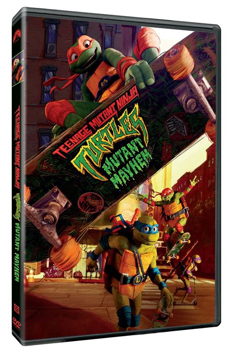 ninja turtles mutant mayhem dvd