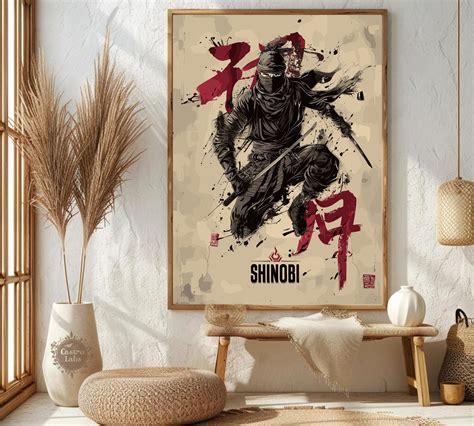 Ninja Wall Art Work