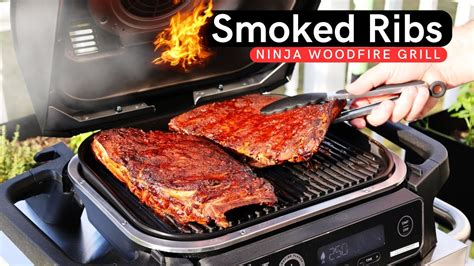 ninja woodfire grill ribs youtube