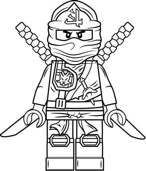 ninjago ninja coloring pages