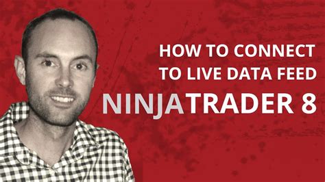 ninjatrader connect to live data