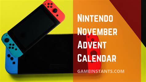 Nintendo Advent Calendar November 2024