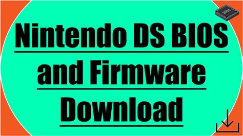 nintendo ds emulator bios files