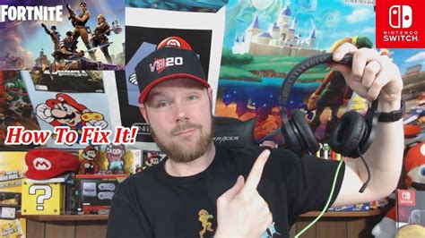 Nintendo Headset Mic Not Working