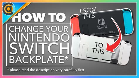 Nintendo Switch Backplate Replacement