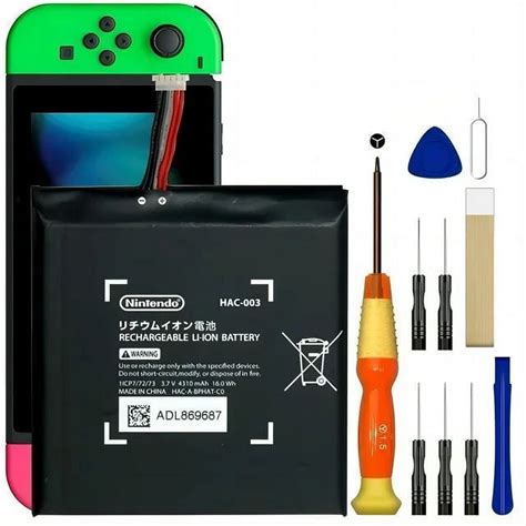 Nintendo Switch Battery Specs