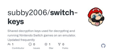 Nintendo Switch Keys For Emulator