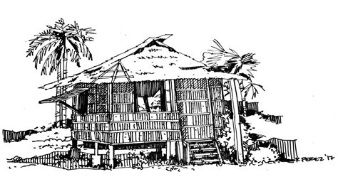 Nipa Hut Sketch at Explore collection of Nipa Hut
