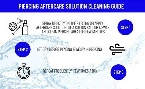 Nipple Piercing Cleaning Instructions