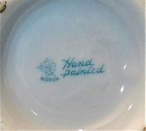 Nippon Marks Hand Painted