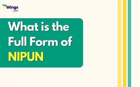 nipun full form in english