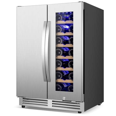 Nipus 24 Inch Dual Zone 18 Bottle and 57 Can Wine & Beverage