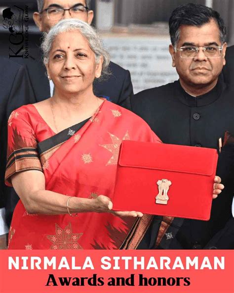 nirmala sitharaman age and awards