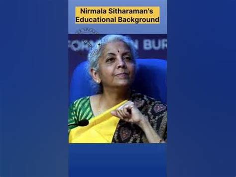 nirmala sitharaman educational background