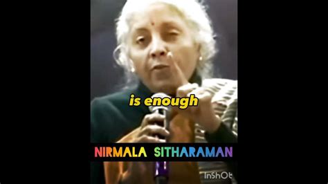 nirmala sitharaman motivational speech
