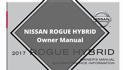 Nissan Rogue 2016 Manual