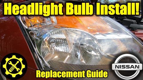 nissan altima 2008 headlight bulb replacement